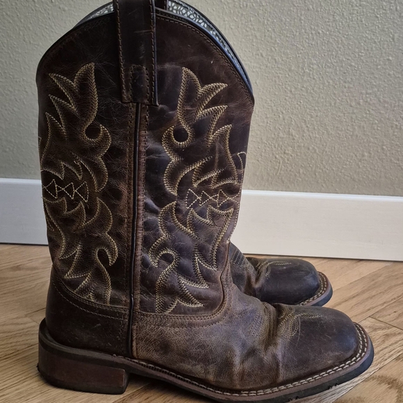 Laredo Women's 7.5 Anita Brown Western Cowboy Boots Style 5602 - Picture 6 of 11